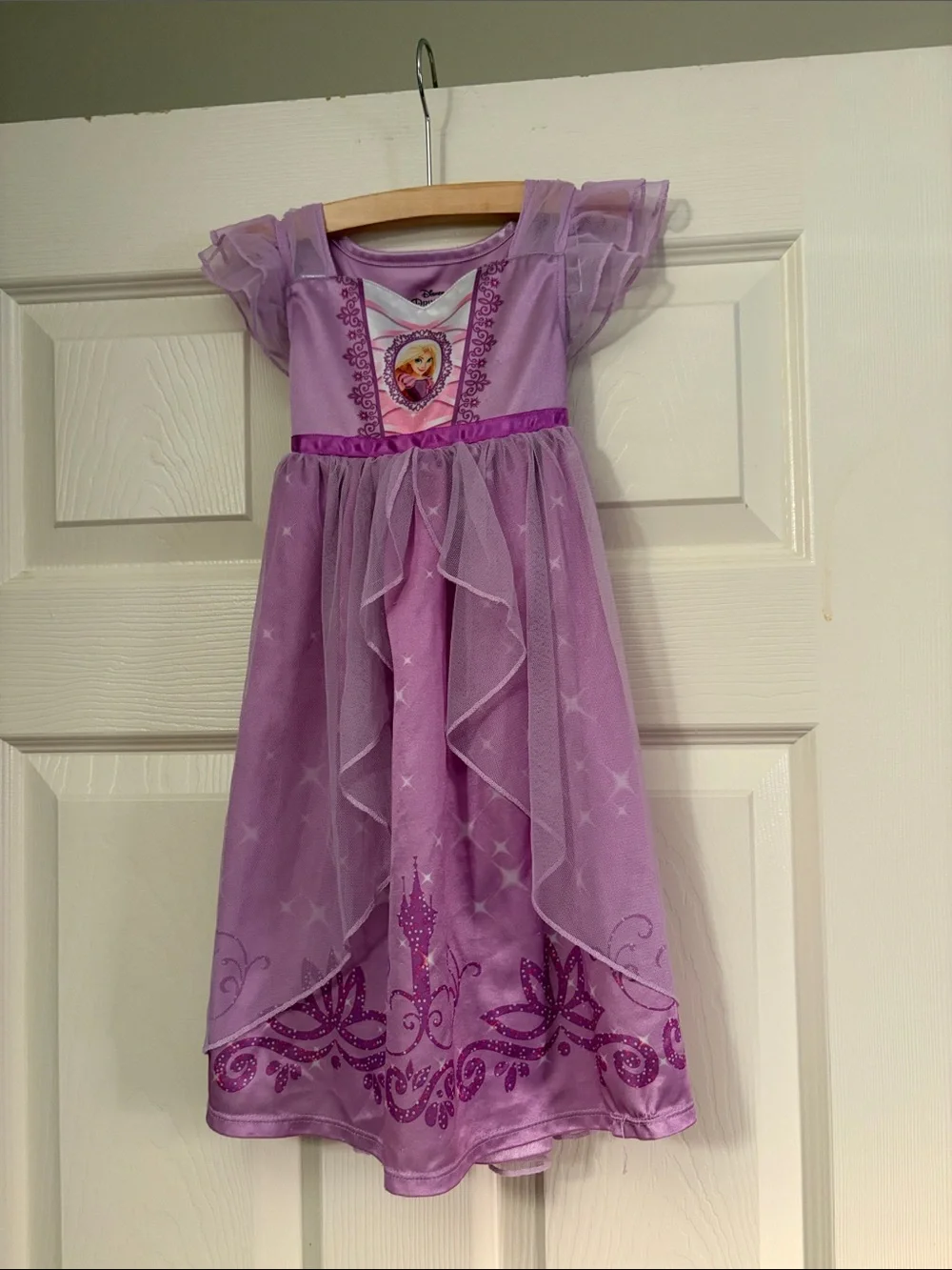 Disney Lavender Princess Dress with Character Patch